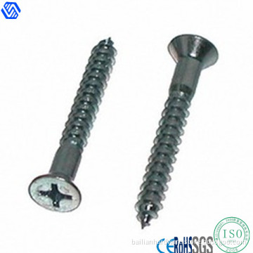 Countersunk Phillips Head Threaded Wood Screw